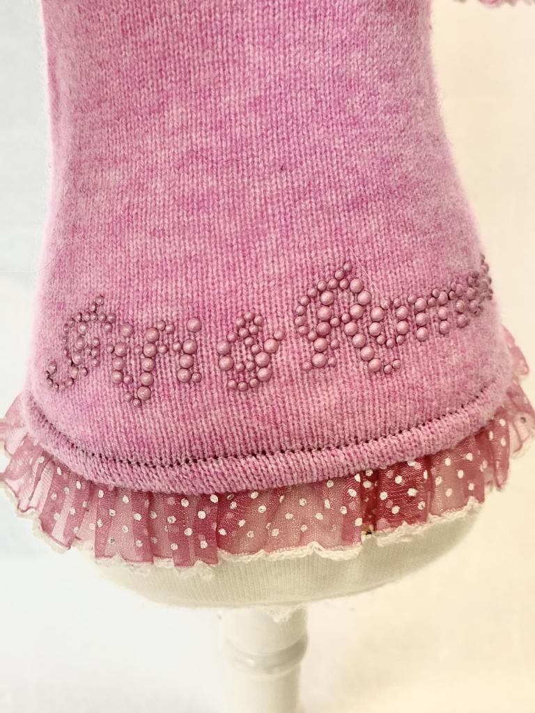 フィフィアンドロメオ　Fifi and Romeo カシミヤワンピース ♡Fifi&Romeo フィフィアンドロメオ リボンカシミヤニット ワンピース