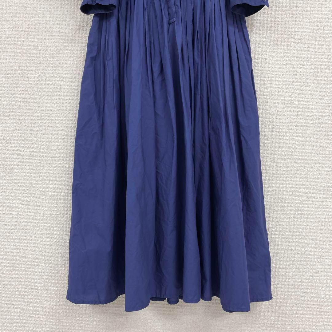 ロングワンピース ギャザー