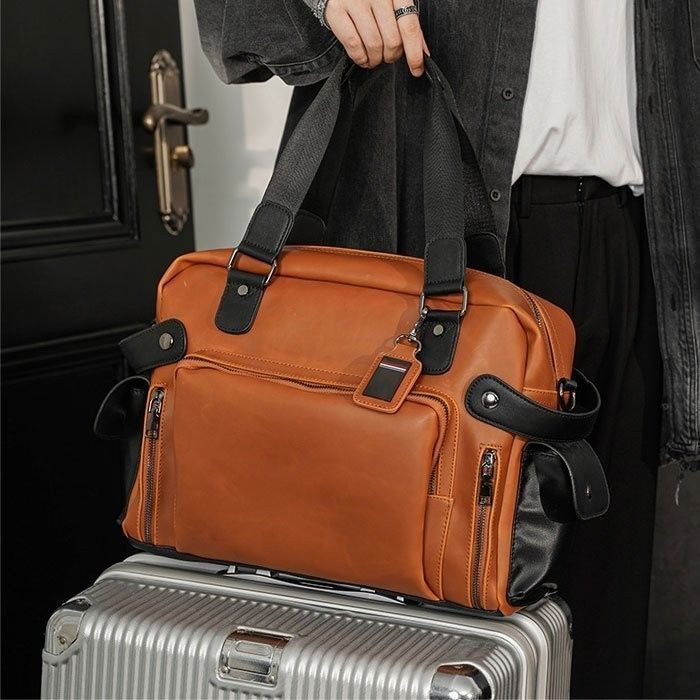 メンズ ブリーフケース ビジネスバッグ斜めがけ ショルダーバッグ PU革