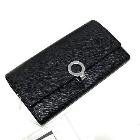 ○【美品 箱付き】BVLGARI ブルガリ 長財布/am-A-203-5332-3.9/二つ折り/レザー/黒/メンズ/レディース/シリアルナンバー有 /高級/正規品 - メルカリ