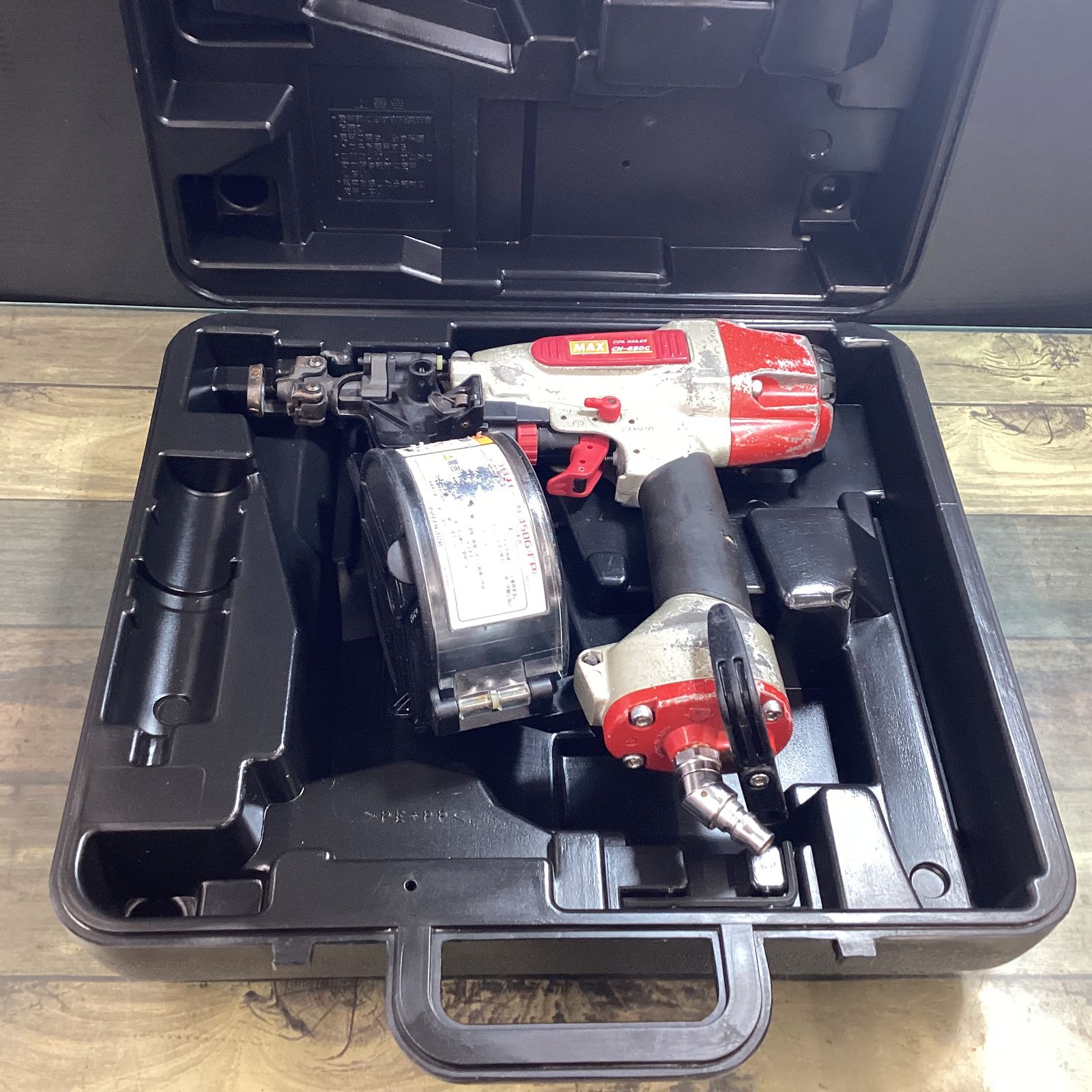 MAX マックス CN-450G(FP) コイルネイラ 中古品 使用ネイル足長32