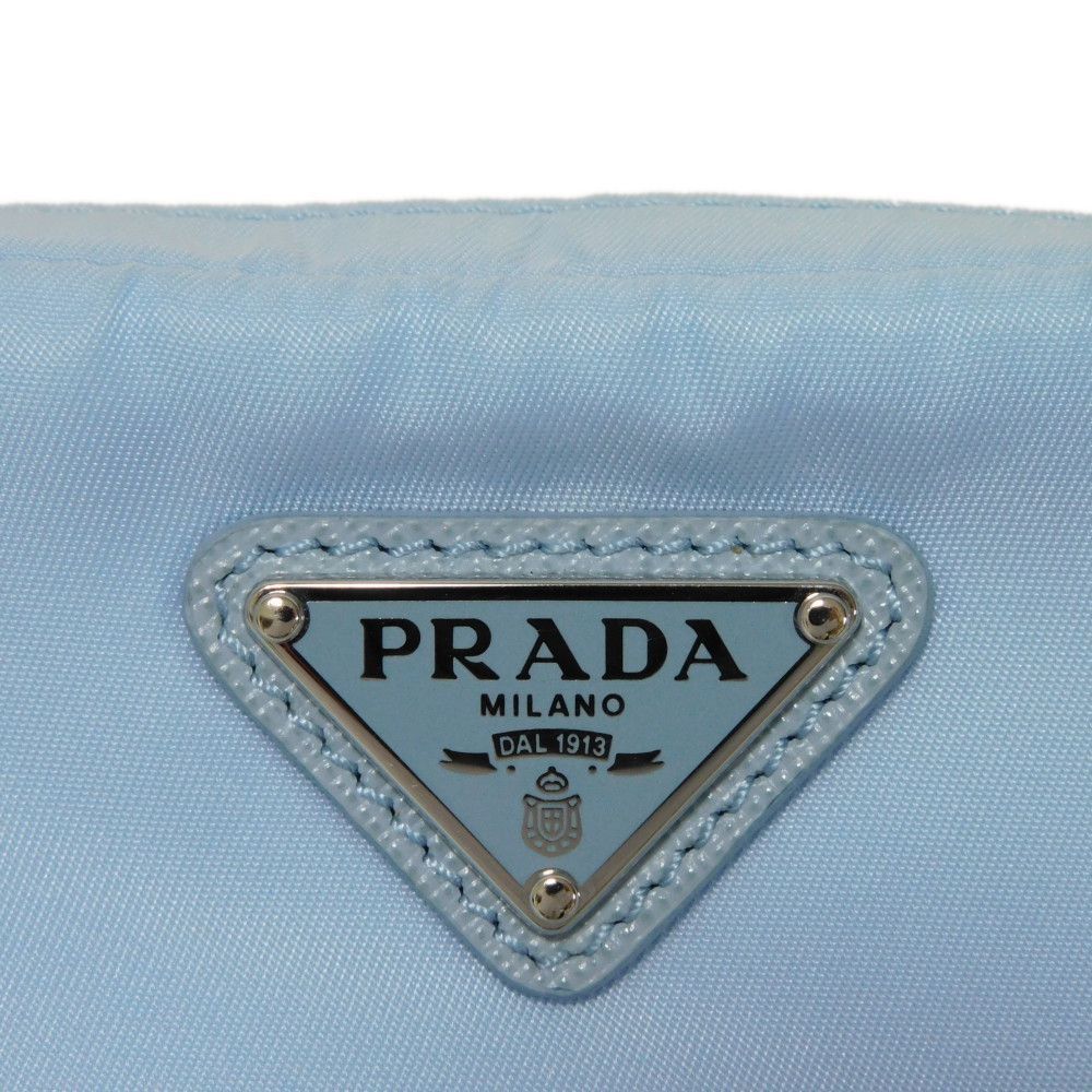 PRADA新作 Re-Nylon ポーチ CELESTEライトブルー / 1NA339_R067 PRADA新作 Re-Nylon ポーチ CELESTEライトブルー / 1NA339_R067