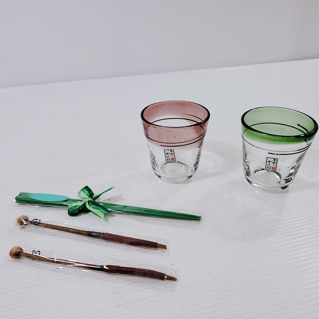 粉引山茶花 居酒屋セット RM-30A 陶器 グラス ビードログラス トレイ コースター マドラー - メルカリ