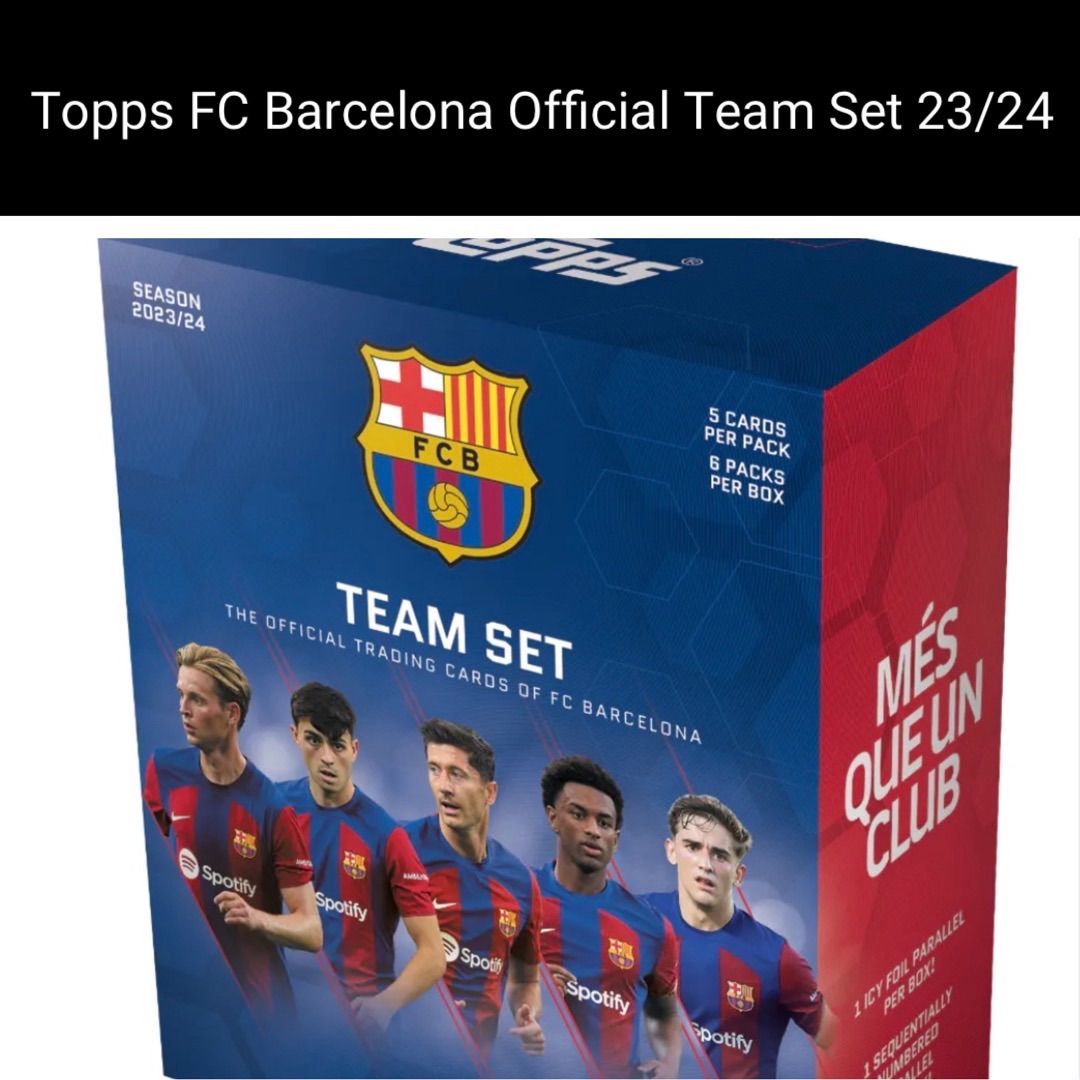 【新品未開封】Topps FC Barcelona Official Team Set 23/24 1Box ヤマルRC年 14