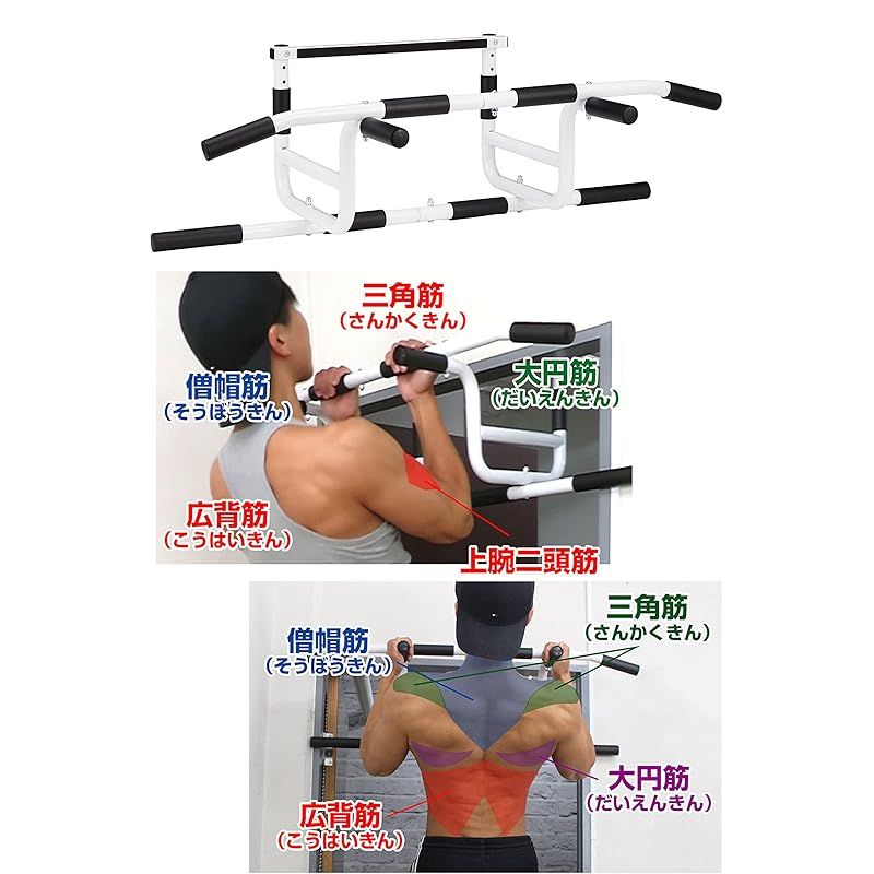 懸垂 どこでもマッチョPRO 懸垂バー ドア 懸垂マシン 懸垂器具