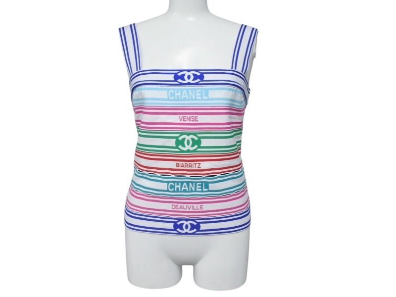 シャネル キャミソール トップス 美シルエット♡【 CHANEL 】 シャネル キャミソール トップ