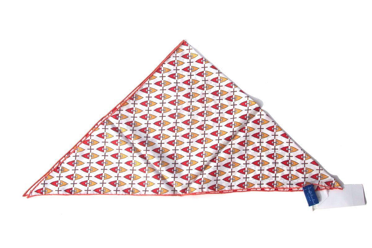  ｜ ｜キンロック｜Dieffe Kinloch｜幾何学柄プリントシルク トライアングル スカーフ その他 小物