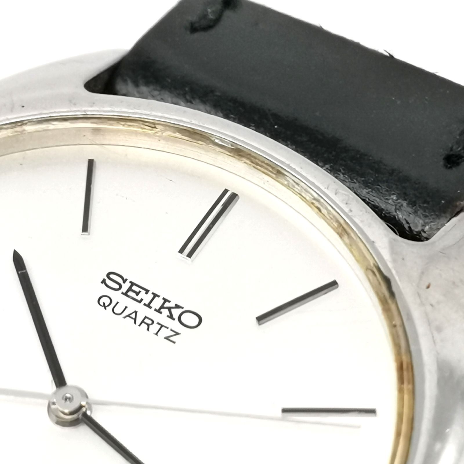 SEIKOセイコー シャリオ 7830-8000 ラウンド クオーツ シルバー文字盤
