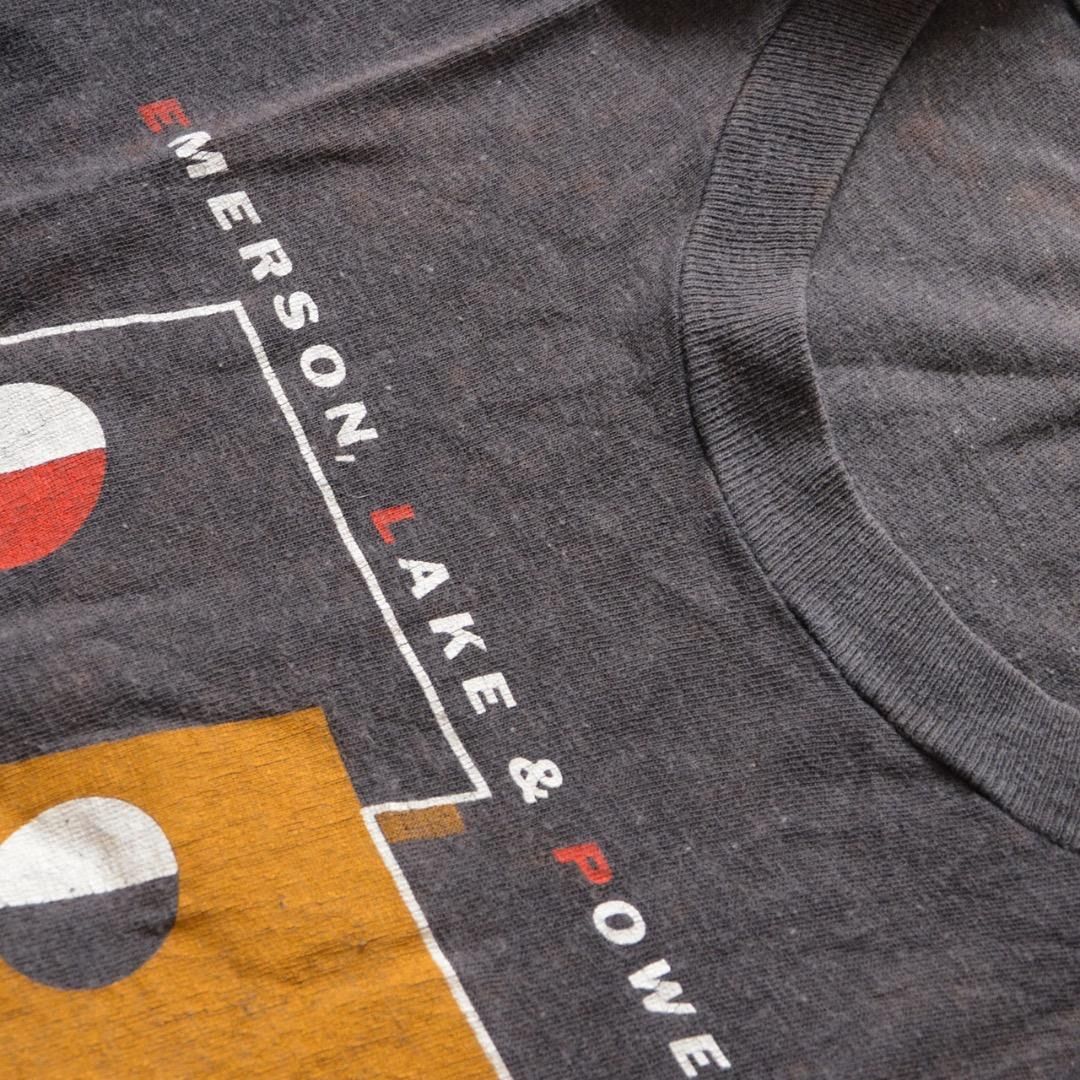 エマーソン・レイク・アンド・パウエル ELP ヴィンテージ バンドT 80