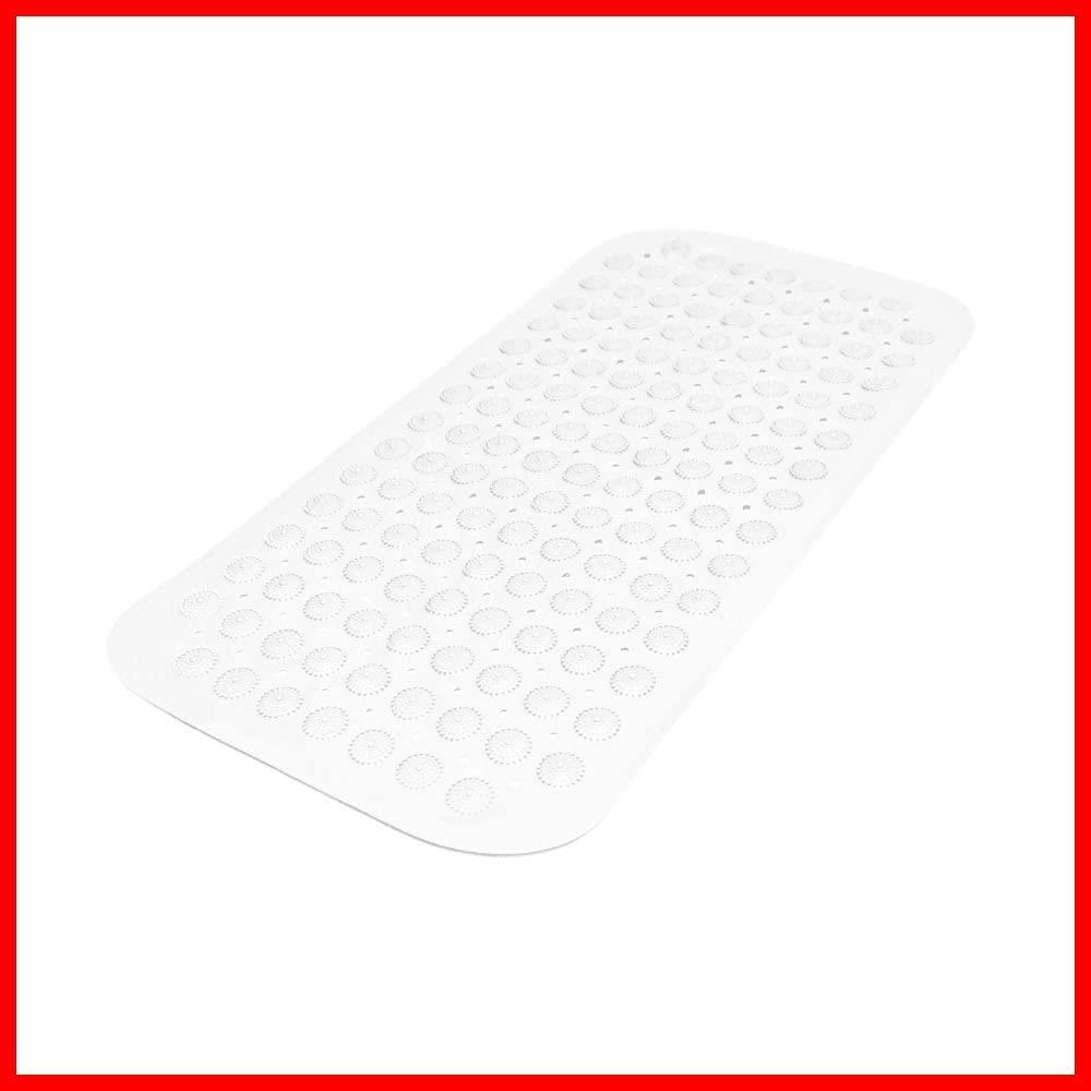 商品 AngeliqueShop バスマット 介護用品 滑り止め付き 転倒防止 浴槽マット お風呂マット ブルー ホワイト 新生活 春 ホワイト