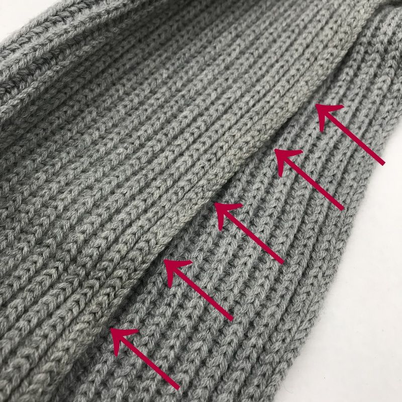 FENDI モンスターストール モンスターワッペン ローゲージニット