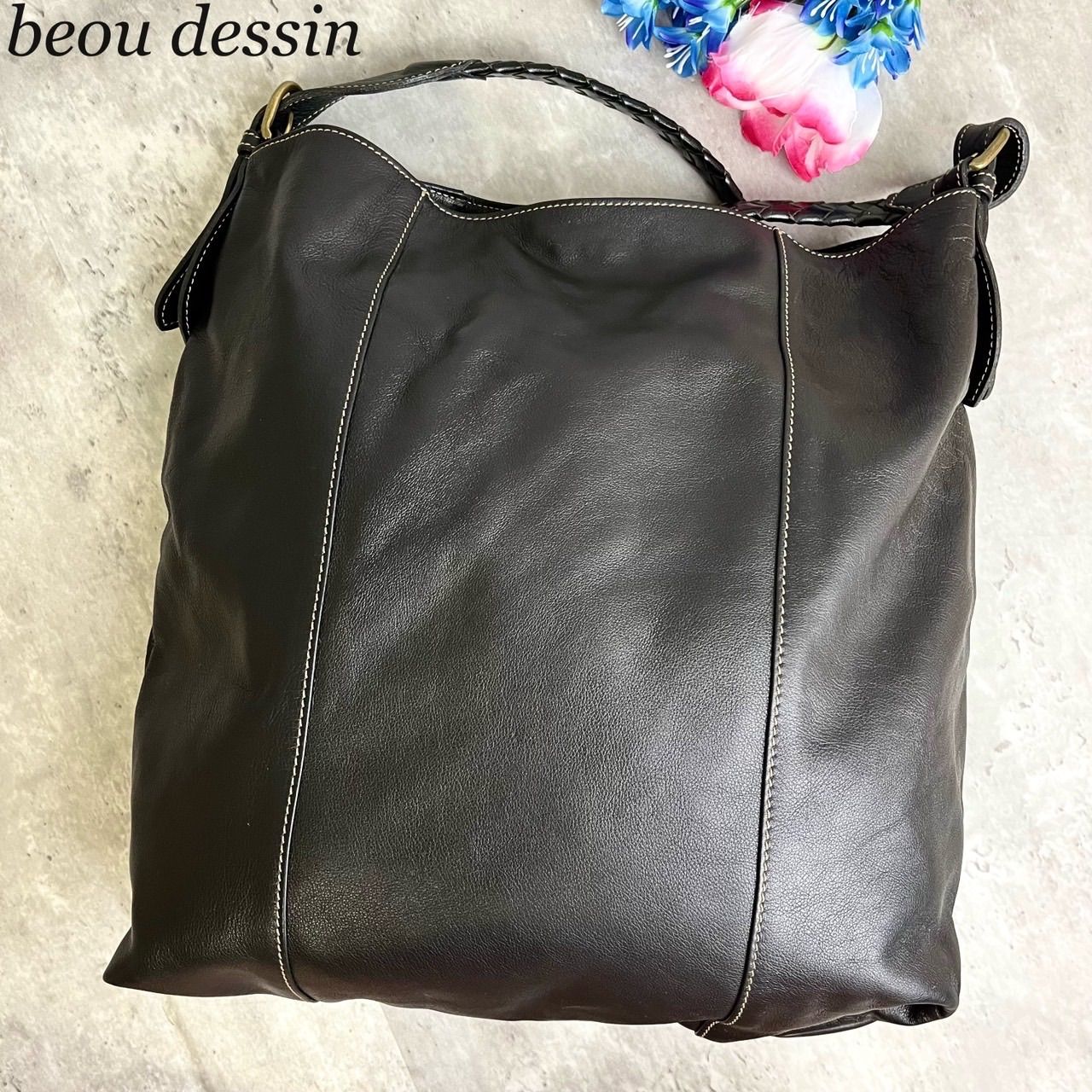 ✨良品✨ beoudessin ボーデッサン ショルダーバッグ トートバッグ 