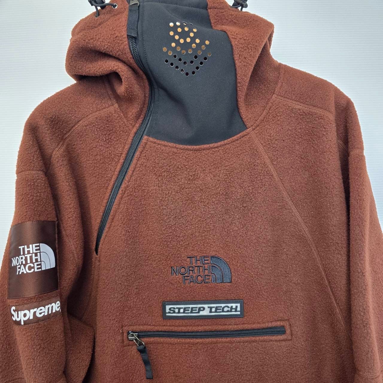 極美品】ザノースフェイス THE NORTH FACE × Supreme シュプリーム 22AW Steep Tech Fleece  Pullover セットアップ スティープ テック フリース プルオーバー 茶色 パーカ ロゴ ブラウン - メルカリ