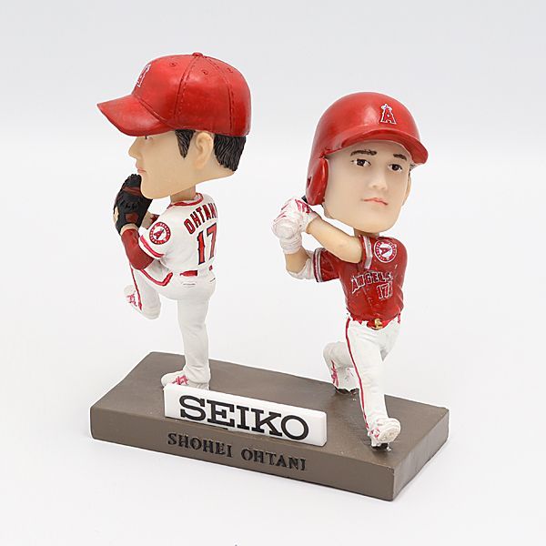セイコー アストロン プロスペックス 大谷翔平 二刀流 ボブルヘッド フィギュア 箱付 良品 セイコー アストロン プロスペックス 大谷翔平 二刀流