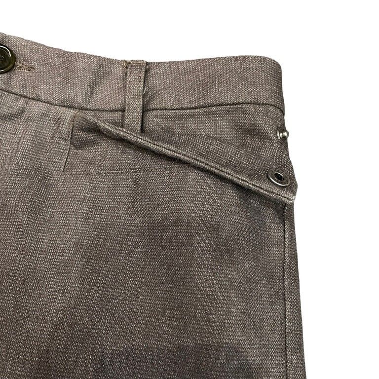 DIRK BIKKEMBERGS コットンツイルスナップポケットトラウザーズ