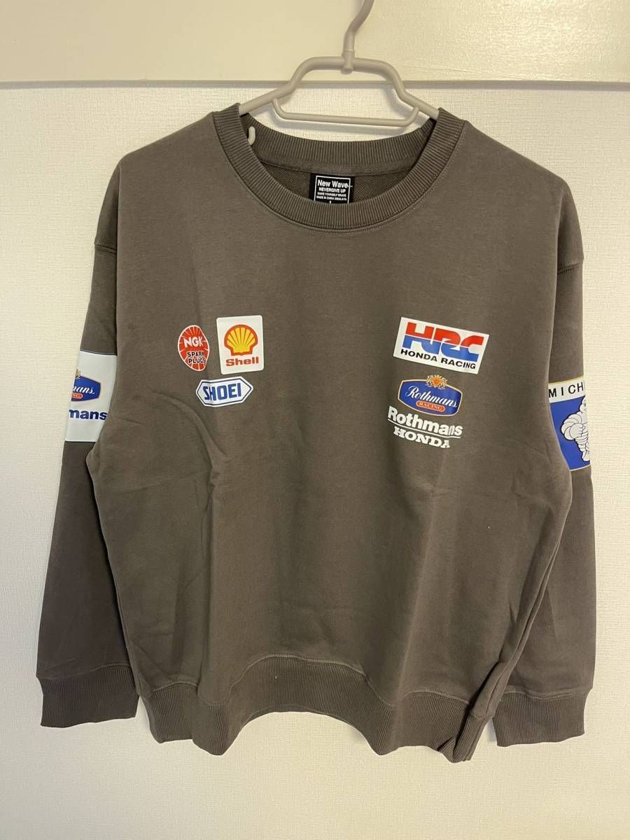アウトレット L ロスマンズ Rothmans x honda HRC MotoGP NSR スウェット 長袖 オートバイ レーシング アウトドア スポーツ