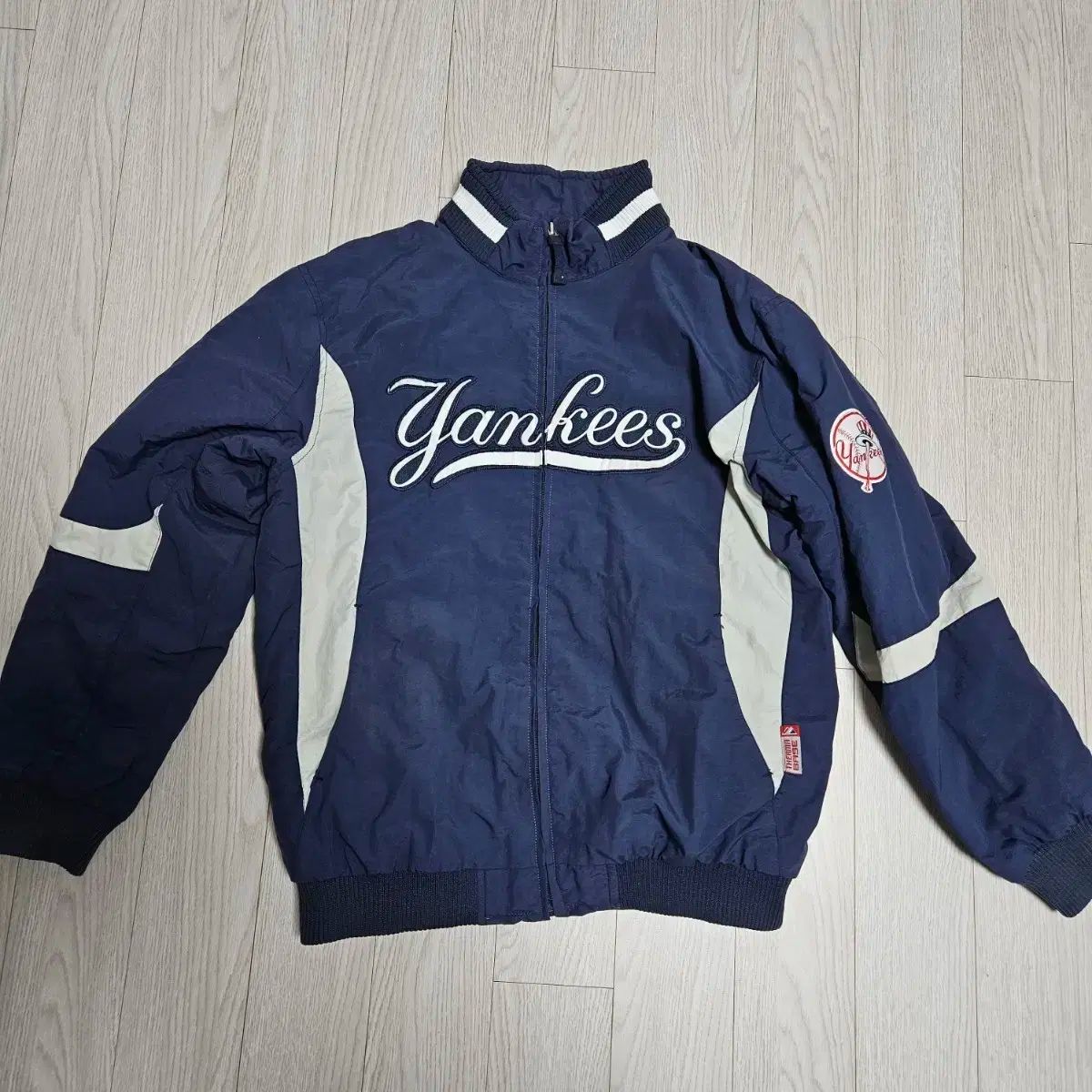 90s マジェスティック ニューヨーク ヤンキース ジャケット キッズ 10-12 スタージャン