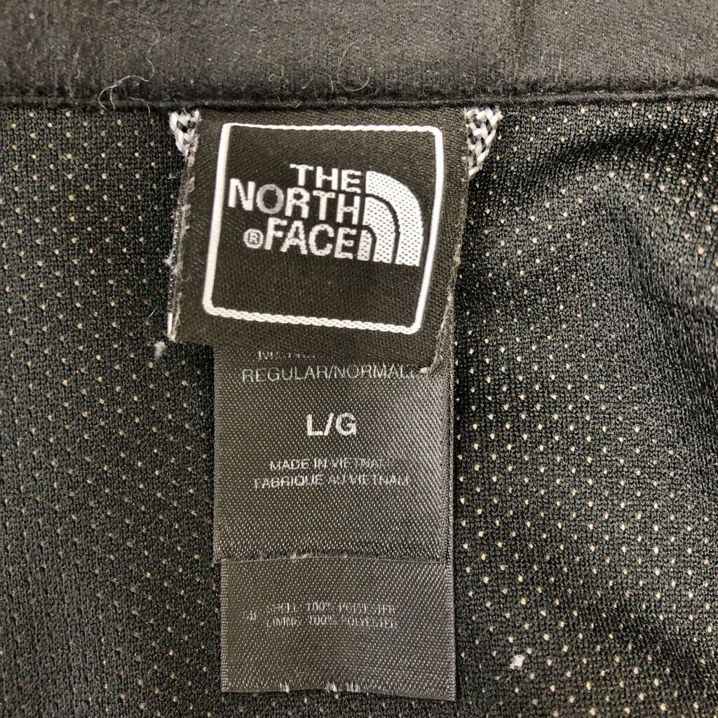 THE NORTH FACE ノースフェイス フリースジャケット アウトドア ブラック (メンズ L) 中古 古着 R7706