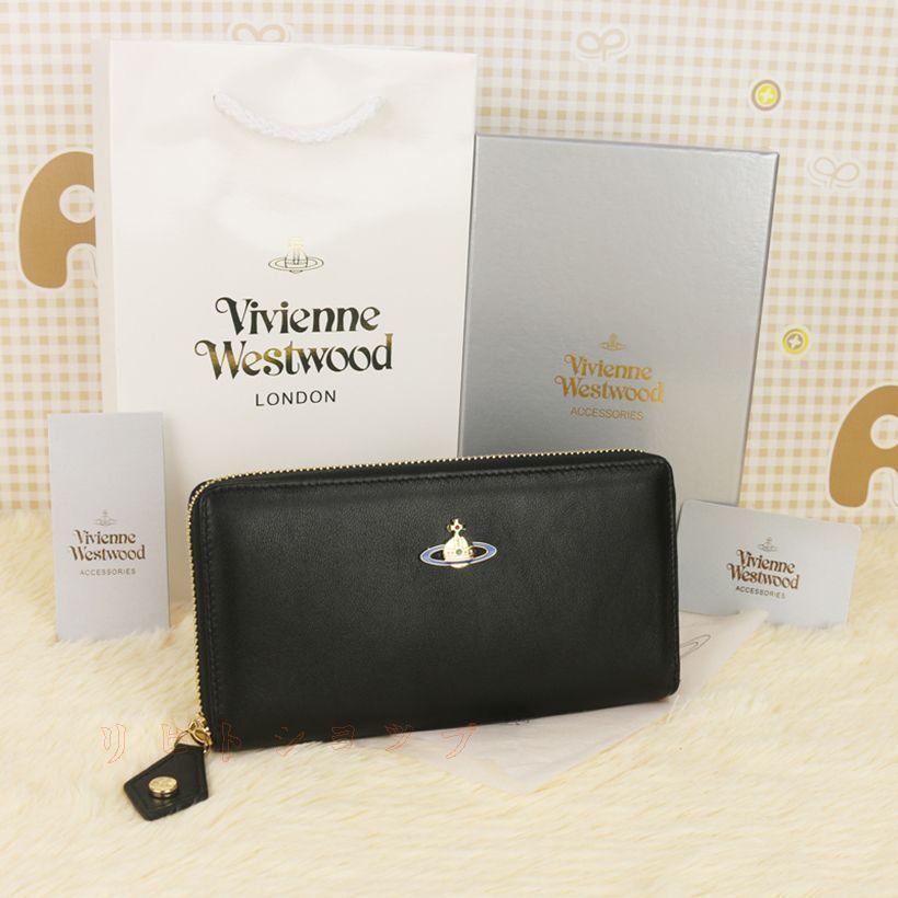 新品　Vivienne Westwood 長財布　ブラック　55vv324 新品 ヴィヴィアンウエストウッド 財布 Vivienne Westwood 長