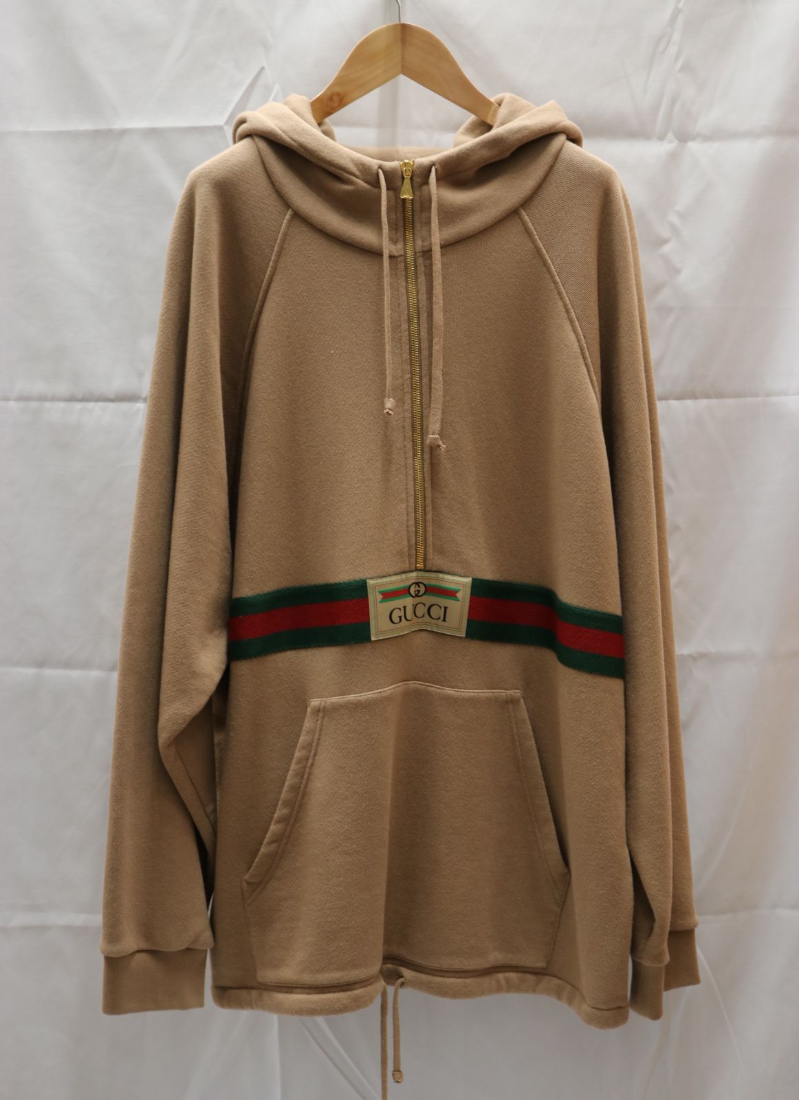 GUCCI グッチ ロゴ シェリーライン ハーフジップ スウェット