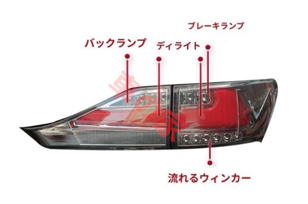 テールランプ 流れるウインカー