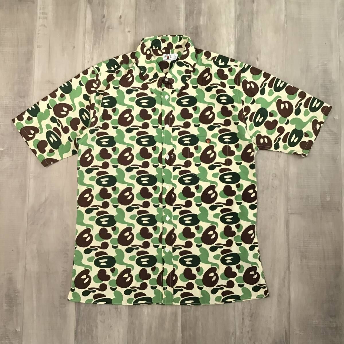 ☆初期☆ Milo camo 半袖シャツ Lサイズ a bathing ape BAPE camo 