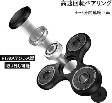 Amazon | ハンドスピナー Hand Spinner Fidget Spinner 指
