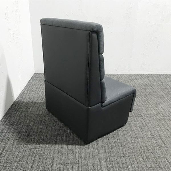 応接用ソファ 1人用 アスプルンド ハイバックソファ ダークグレー