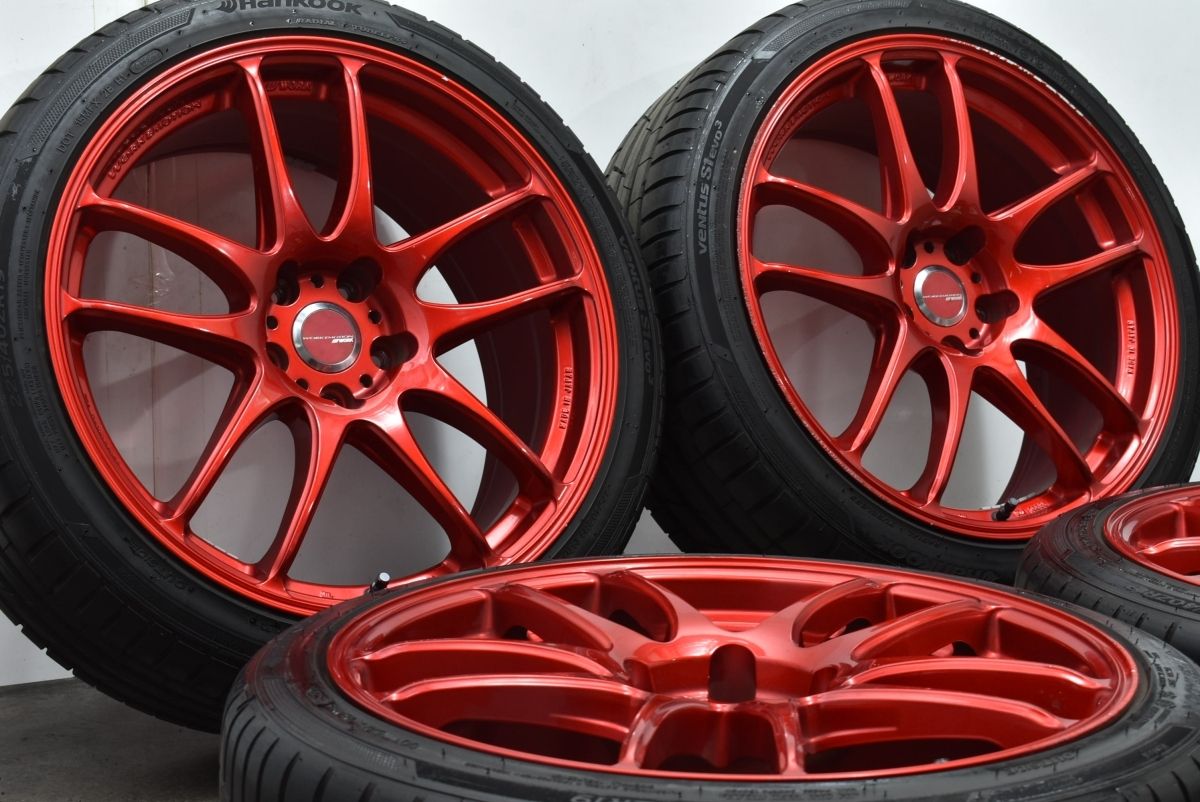 キャンディレッド】WORK エモーション CR Kiwami 19in 8.5J +42 PCD114
