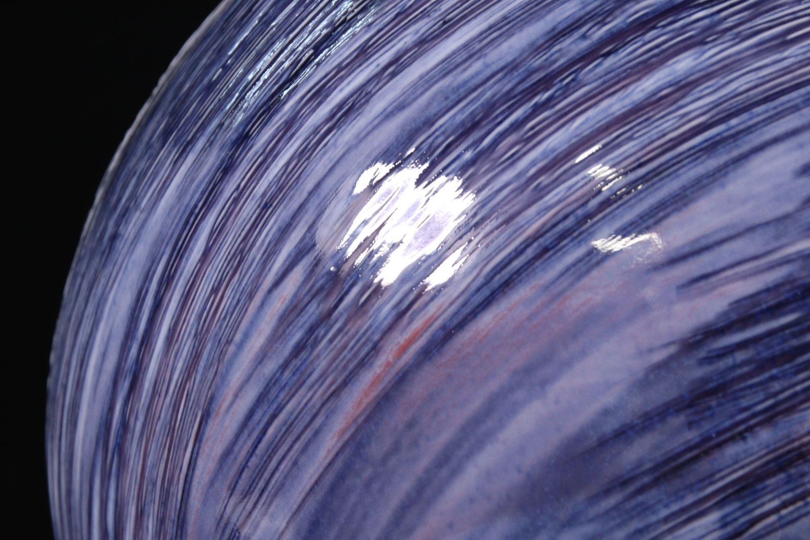 泰明窯 前田泰昭 染付渦潮壷 29cm 共箱 花器 花瓶 唐物 骨董 古美術 楾