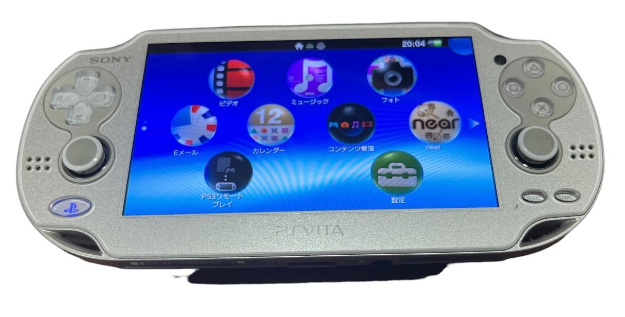 【SONY】PS VITA PCH-1000 【シルバー】※充電器あり