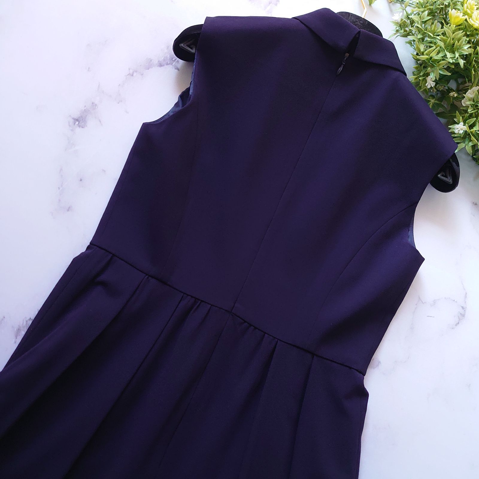 １００％正規品保証！ 2020 グレースクラス ビジューティアードドレス ロング 紺 フ 36 絶対お買い得！！