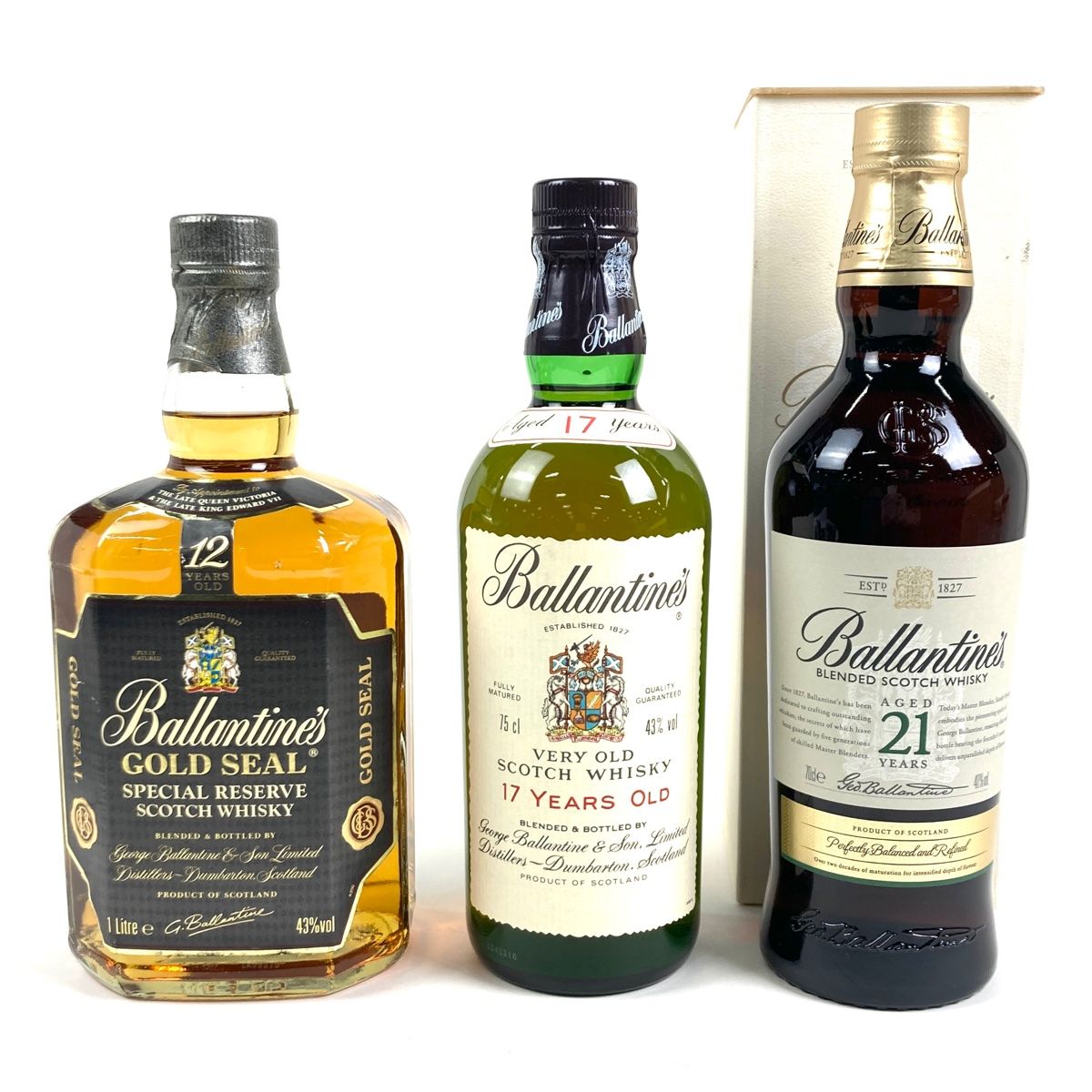Ballantine's 21年 & 17年 ウイスキーセット 【公式通販】