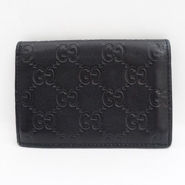 GUCCI / グッチ ◆GG グッチシマ カードケース 名刺入れ 233184 【カード/パス/定期/Suica/スイカ/ICOCA/イコカ/保険証】 ブランド【中古】 