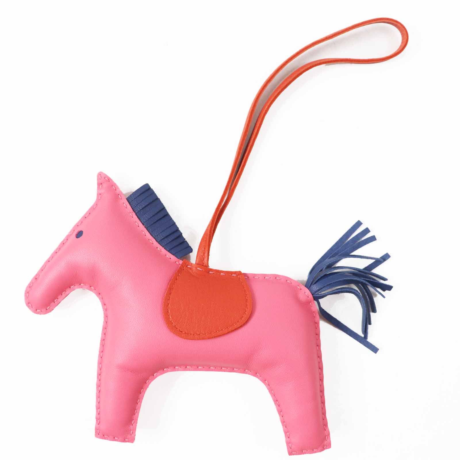 美品◎HERMES エルメス ロデオチャーム ローズアザレ ブルードマルト カーネリアン アニョーミロ バッグチャーム 箱付 製 正規品 仏蘭製 美品◎HERMES エルメス ロデオチャーム ローズアザレ ブルードマルト