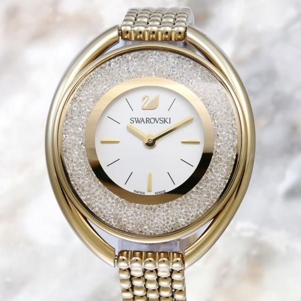 SWAROVSKI スワロフスキー Crystalline Oval Gold Tone ブレスレット クリスタルライン オーバル 5200339