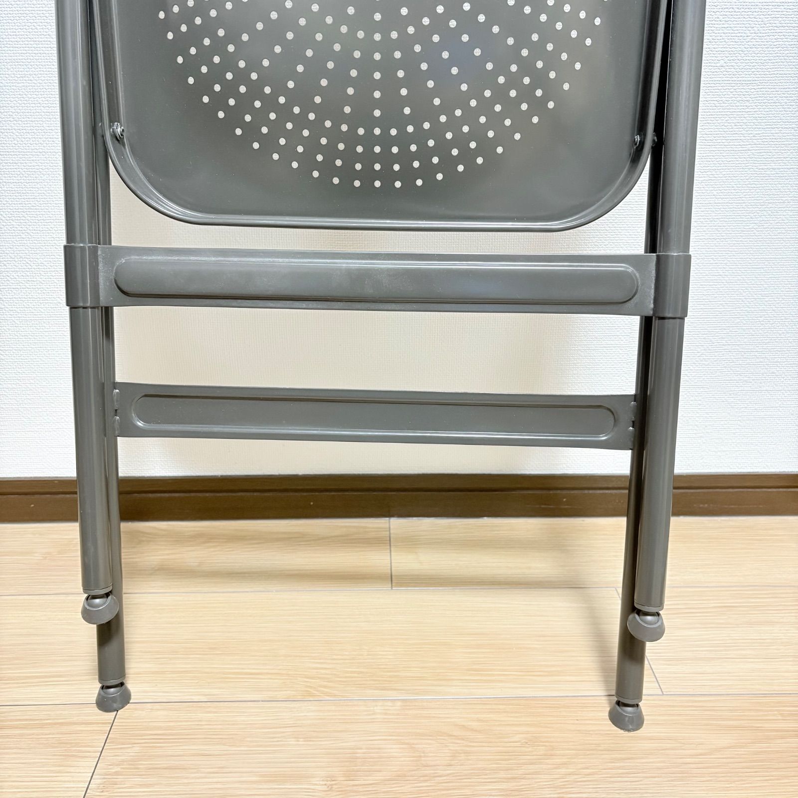 美品 廃盤 IKEA イケア FRODE フローデ 折りたたみ椅子 2脚 廃盤 IKEA イケア FRODE フローデ スチールチェア 折りたたみ椅子