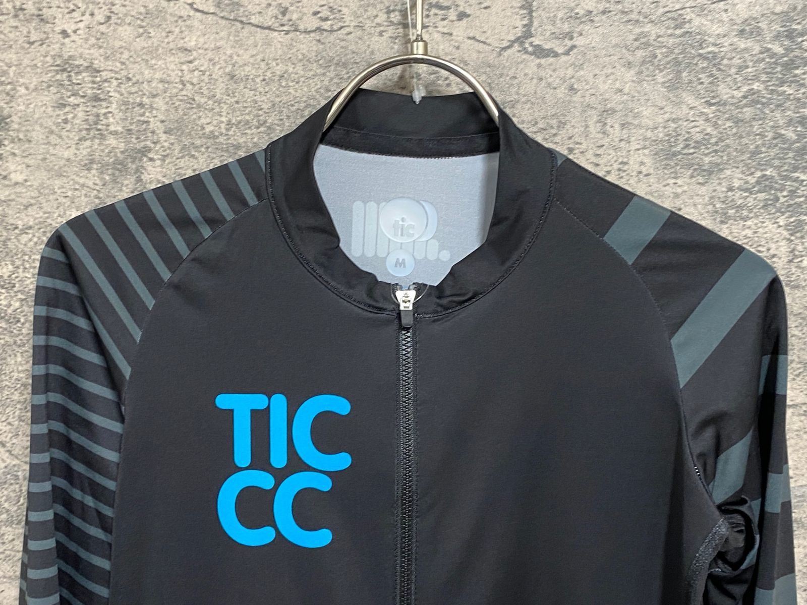 JC318 TICCC 長袖 サイクルジャージ 黒 M 長袖 TICCC サイクルジャージ