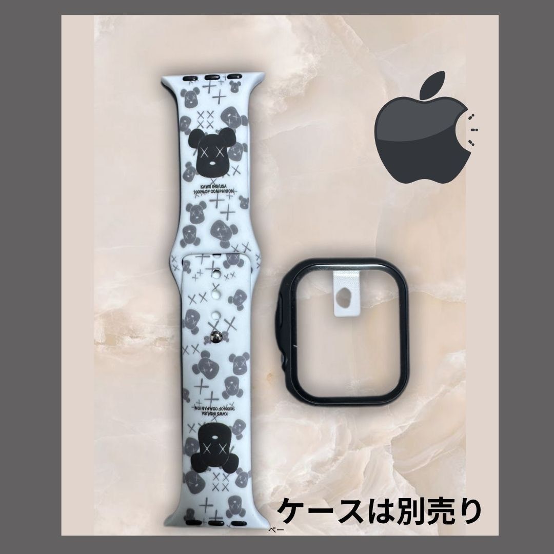 ☆セール☆Apple Watch ラバー バンド 42/44/45/49 熊 - メルカリ