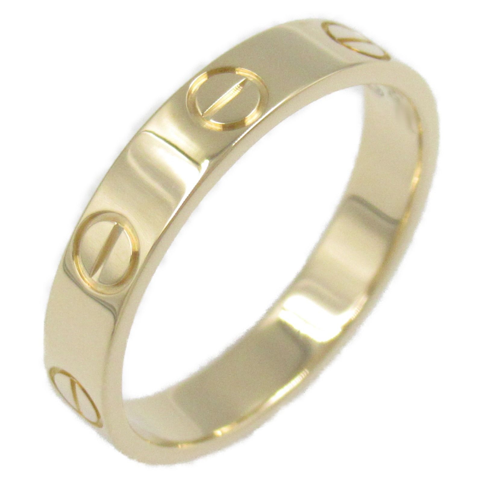 カルティエ CARTIER リング 指輪 ミニラブリング B4085050 K18 イエローゴールド ミニラブリング レディース Used A