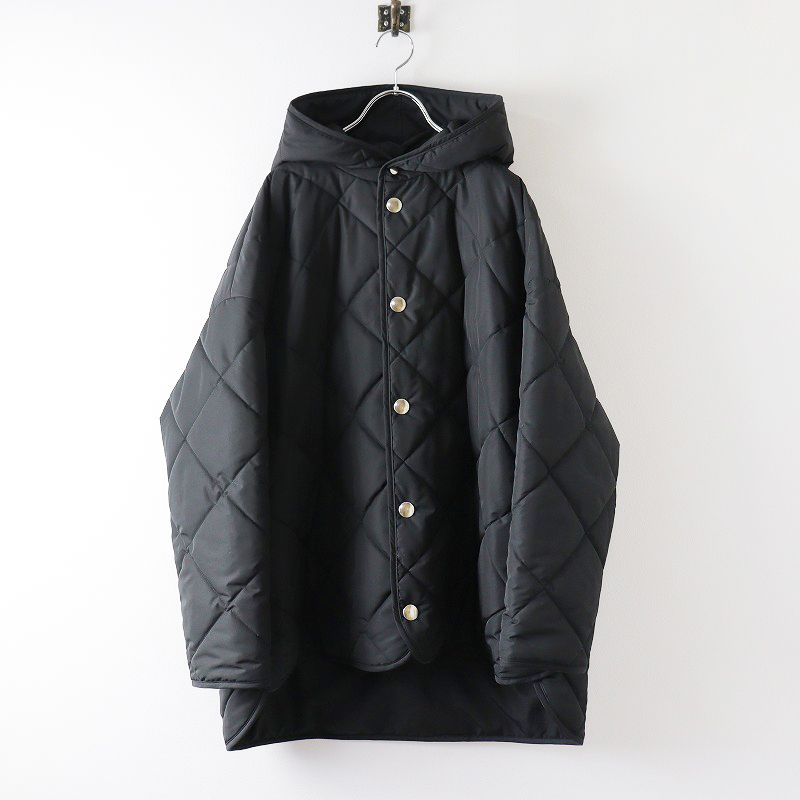 2022AW ザ リラクス THE RERACS PE OXFORD HOODED QUILTING COAT