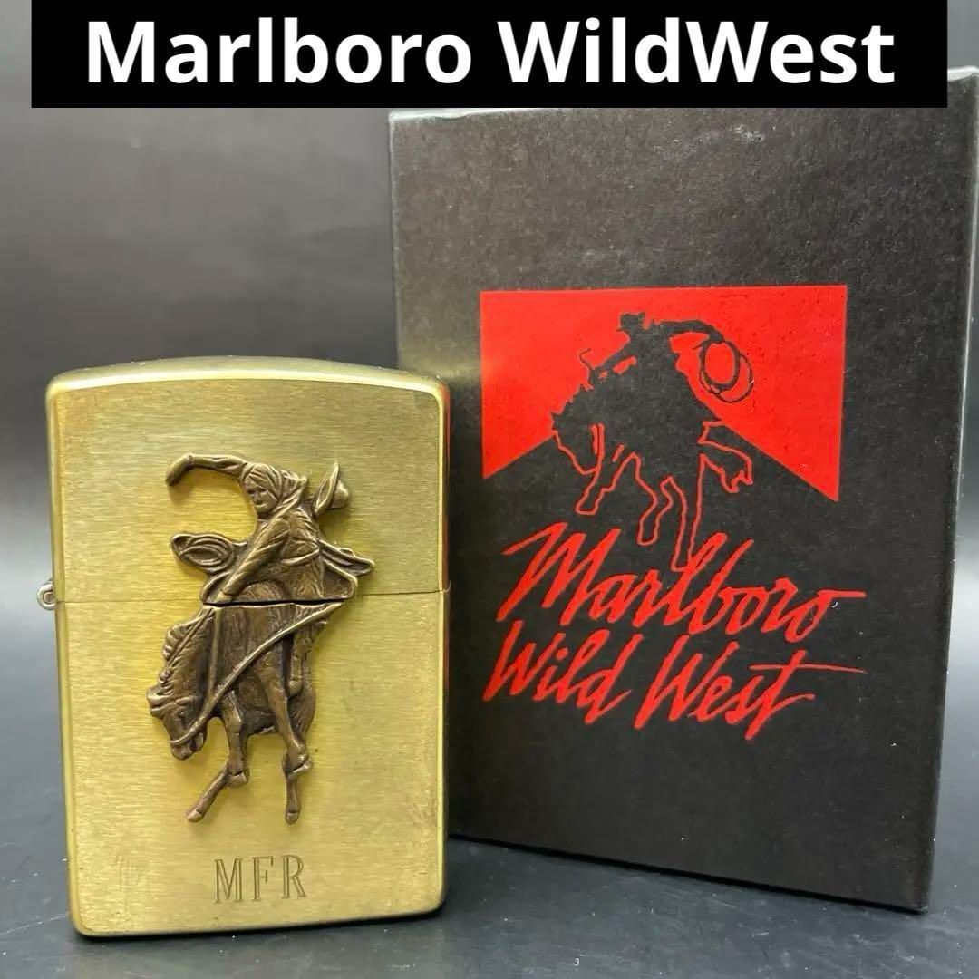 未着火】ZIPPO Marlboro ワイルドウエスト 1992年3月製 /検索用 未着火】ZIPPO Marlboro ワイルドウエスト 1992年3月製 /検索用