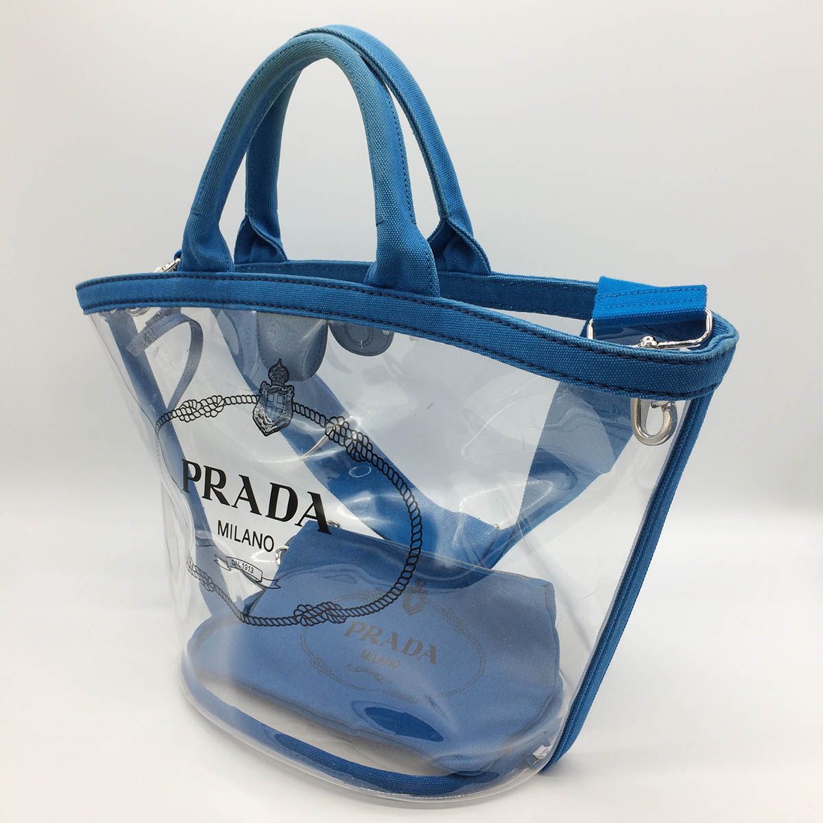 PRADA プラダ プレックス カナパ ビニール×キャンバス - agedor.ma