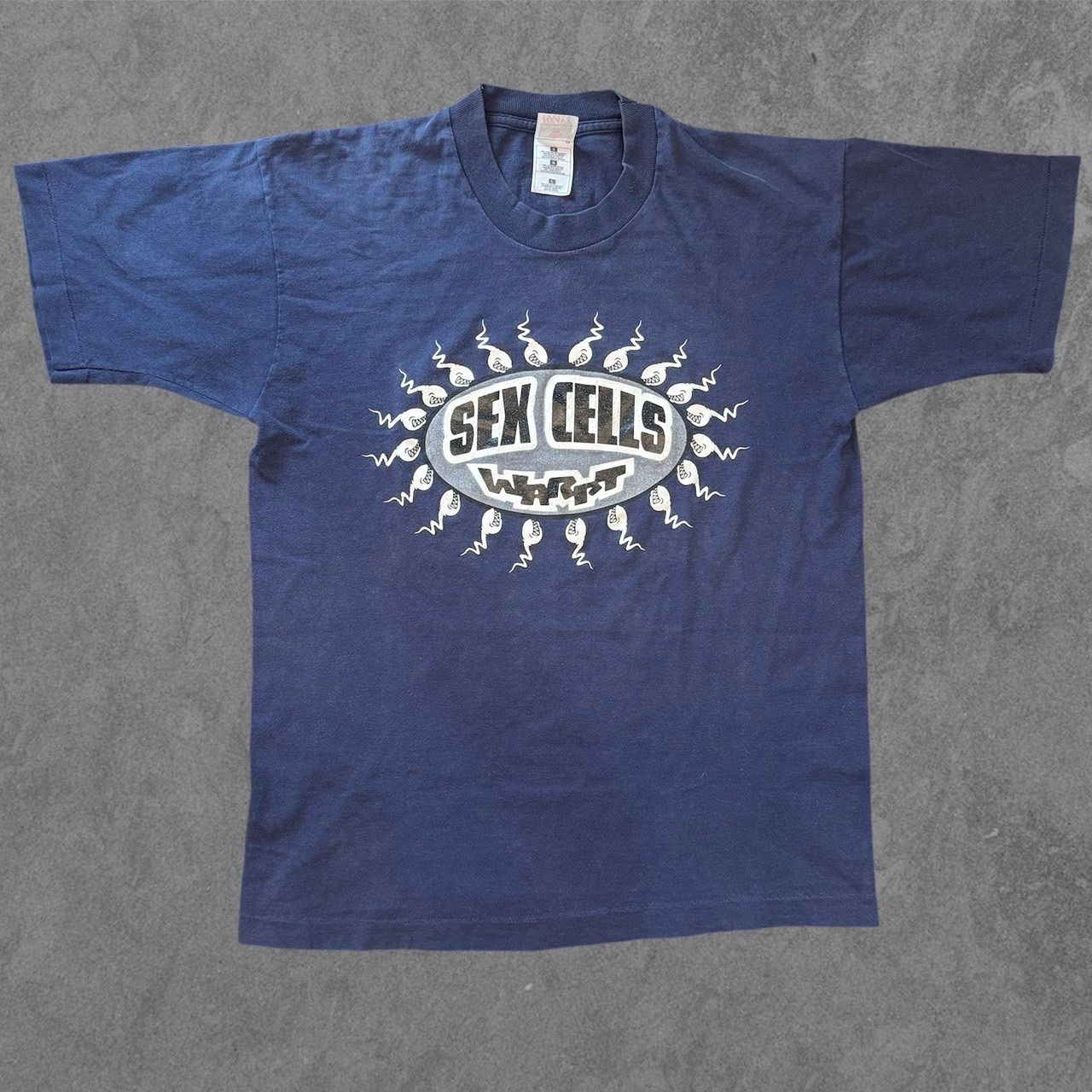 90s Sex cells エロTシャツ USA製 フェードTシャツ おもしろT