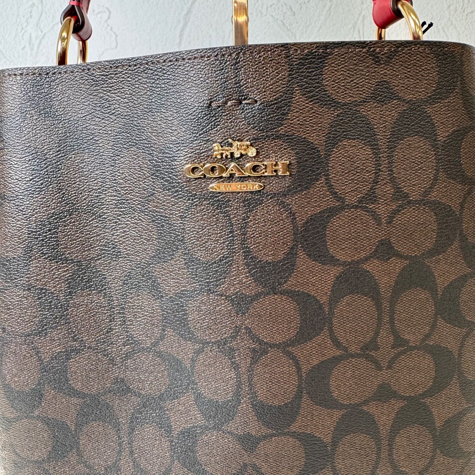 ✨NEWランク COACH 2way ショルダーバッグ ハンドバッグ bag モリー 