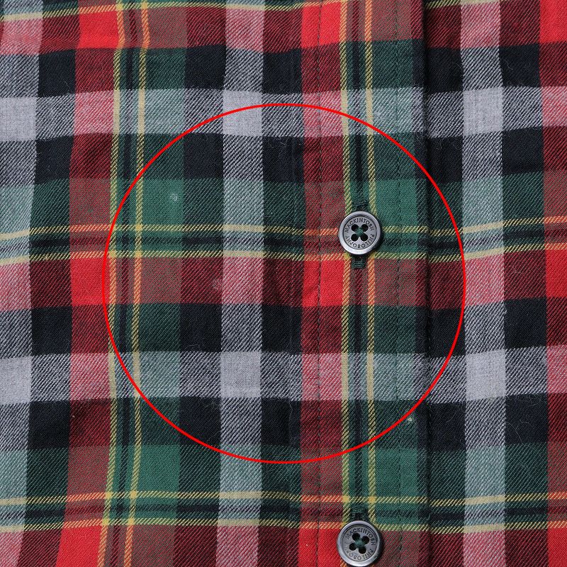 マッキントッシュフィロソフィー 長袖シャツ トップス チェック柄 コットン レディース 36サイズ レッド MACKINTOSH PHILOSOPHY MACKINTOSH PHILOSOPHY - マッキントッシュフィロソフィー 長袖