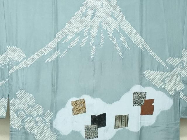 平和屋着物○男性 紬 アンサンブル 長襦袢(袷)セット 色無地 黒橡色 高島屋