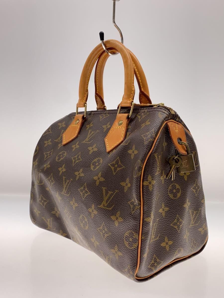 LOUIS VUITTON 1)スピーディ25_モノグラム・キャンバス_BRW PVC ブラウン - メルカリ