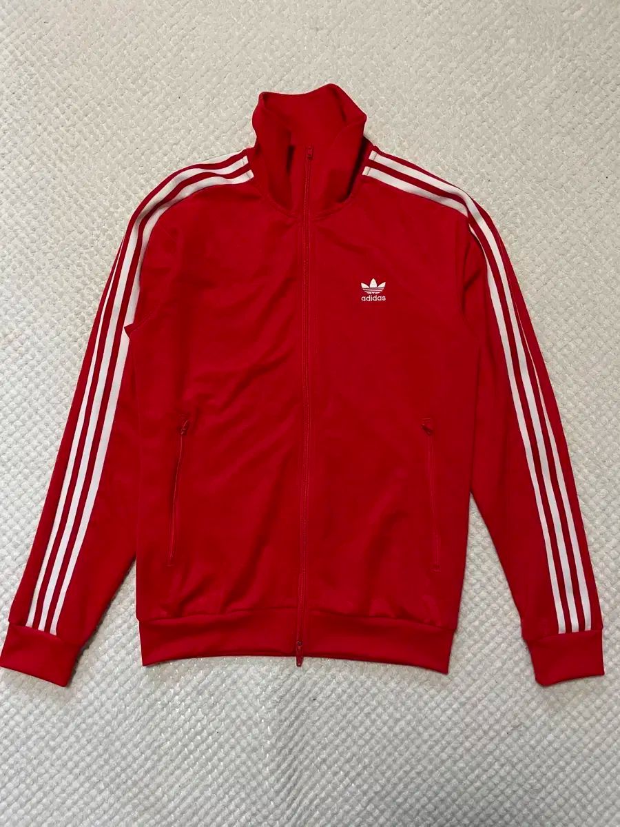 XL adidas(アディダス) ベッケンバウアー クラシック トラックトップス ジャージ ジャケット 白い歯 (クリーニング) O ）