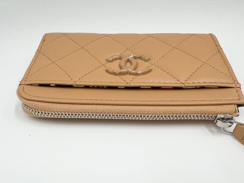 CHANEL シャネル ラムスキン フラグメントケース コインケース カード  